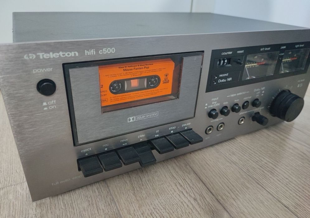 Deck Teleton C500 stereo cassette