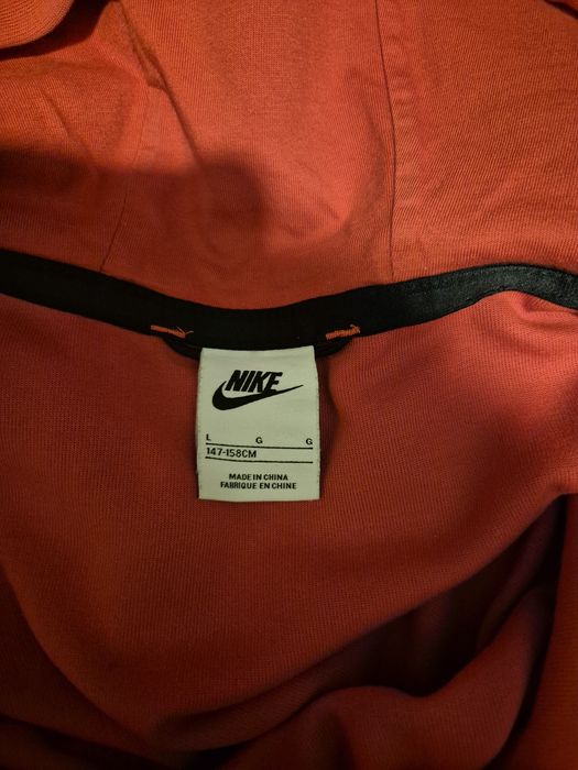 Trening Nike Tech Fleece copii roșu si galben