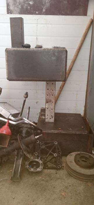 Печка на отработке.