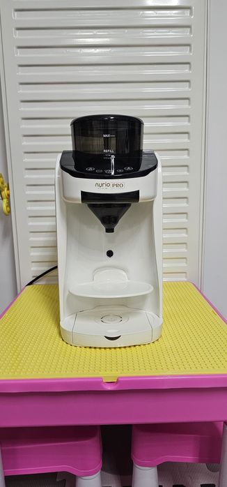 Espressor Lapte Praf Nurio PRO cu Aplicatie Mobila , Functie de Apa Calda si Autocuratare la 90°