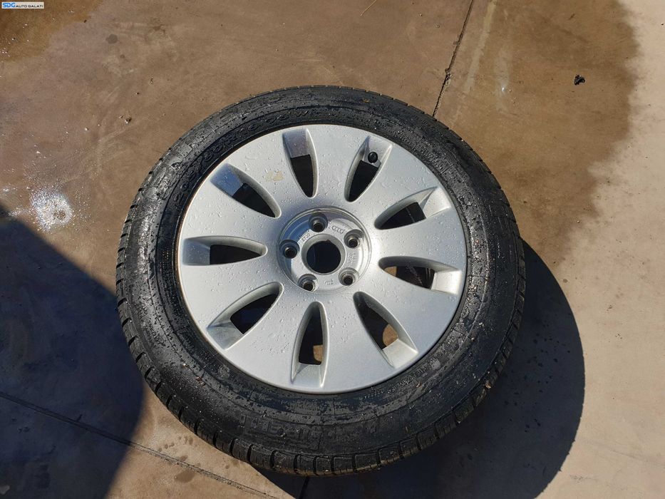 Janta Roata Rezerva Aliaj cu Anvelopa Vara 205 60 R16 5x112 Audi A4 B5 1997 - 2001 [K6914]