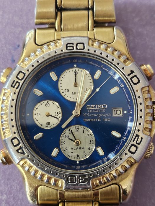 Seiko sport 150m cronograph alarm
