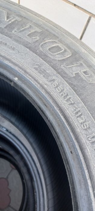 Продам 4 шины,265,65,R17,DUNLOP