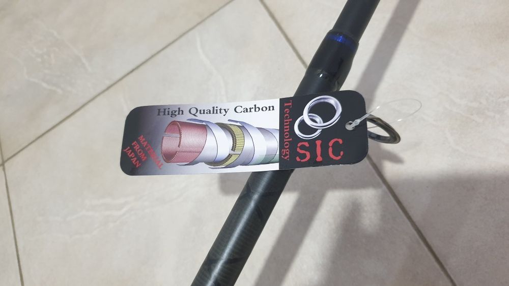 Лукс въдица -телескоп,карбон 3.50м 100гр+макара Silstar 8000 шаран
