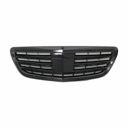 Решетка за Mercedes W222 S-Class (2013+) - AMG Дизайн черна