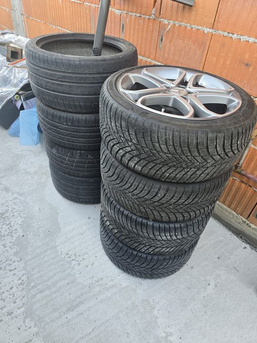 Vand 4 Jante Mercedes+4 anvelope 18
