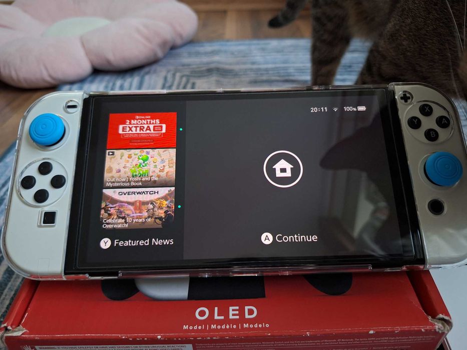 Nintendo Switch OLED Alb