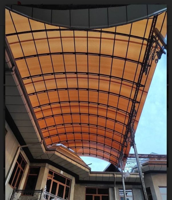 Навес казирок перилла решетка