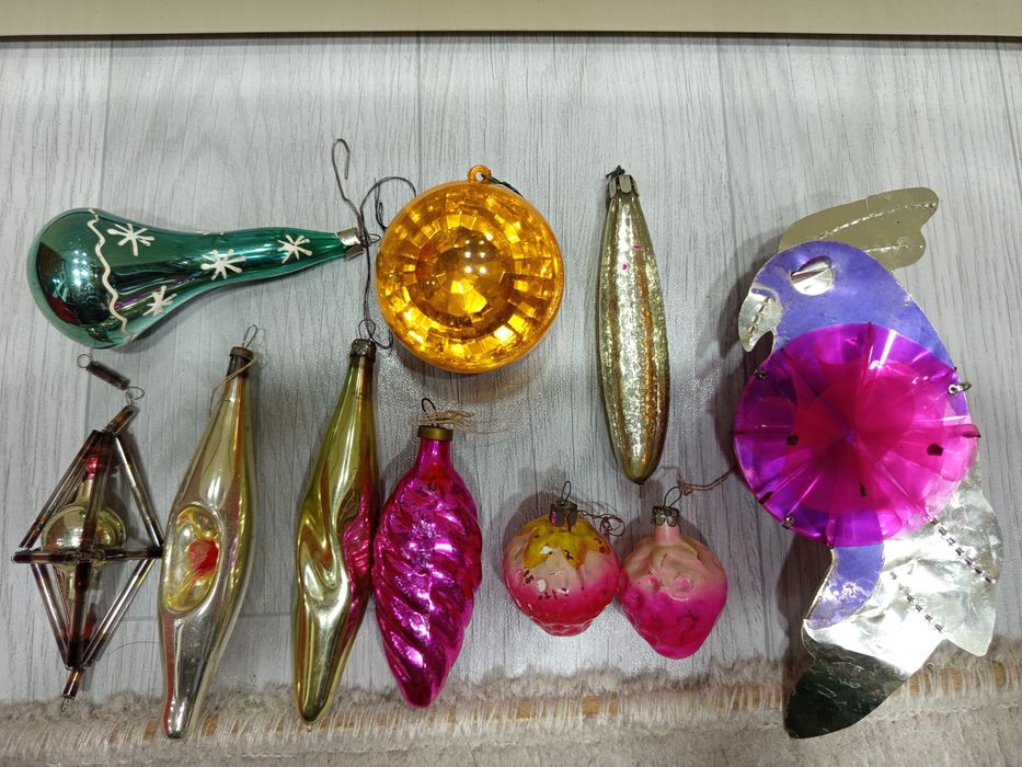 Продам советские елочные игрушки СССР, антиквариат