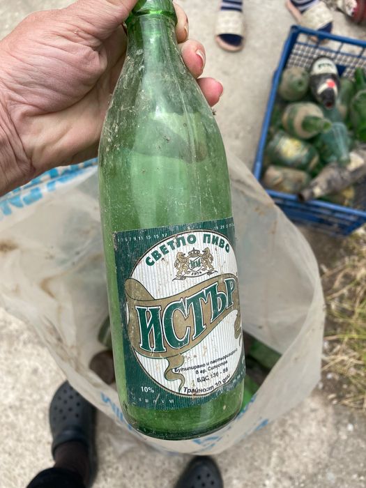 Ретро бутилки Coca Cola ,слънчев бряг,истър