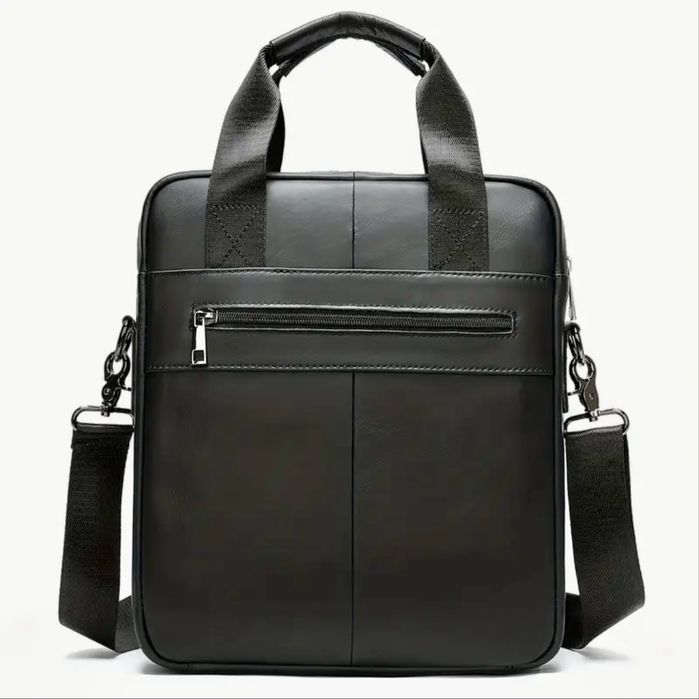 Мъжка кожена чанта за през рамо /Модерен кросбоди кежуал -10% Промоция