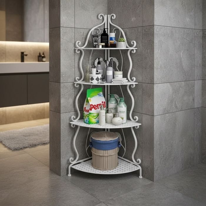 Елегантен ъглов рафт – стилно решение за максимално използване на прос