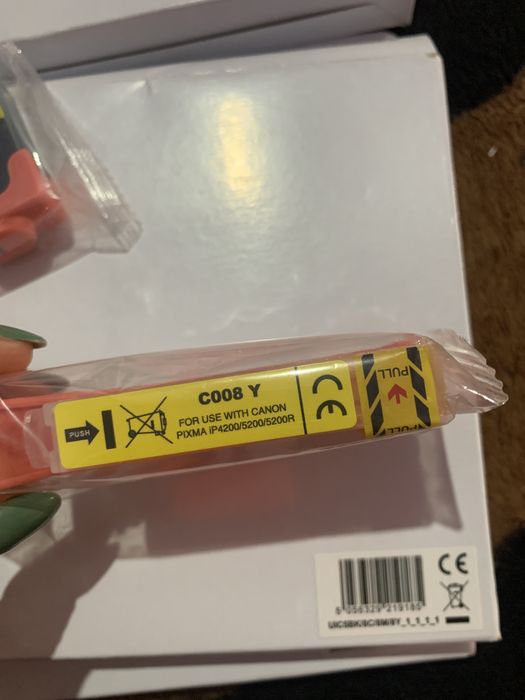 Set de 4 culori tuș Canon Pixma noi sigilate