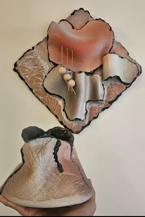 Ръчно изработени пано и кашпа