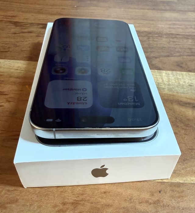 iPhone 16 Pro Max 5G, 256GB, Natural Titanium-100% Baterie