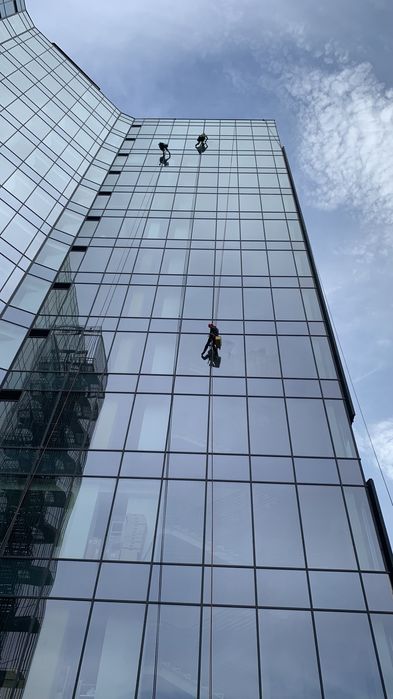 Мойка окон и фасадов