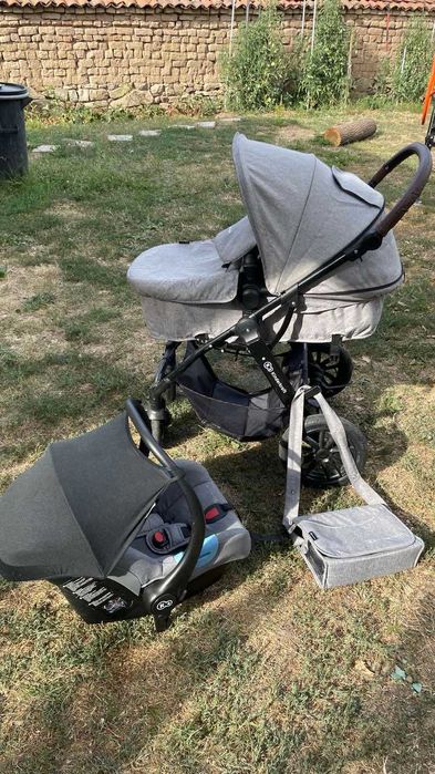 Комбинирана количка KINDERKRAFT MOOV 3В1 със столче (кошче) за кола