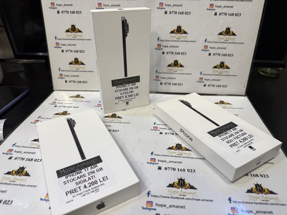 Hope Amanet P7 Iphone 17 Air 256 Gb Sigilat