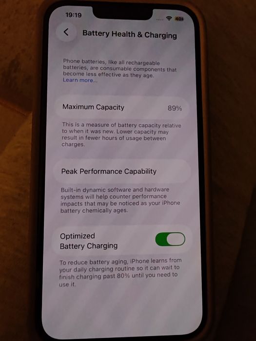 iPhone 13 starlight 128gb,89% bateria in garanție