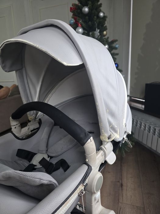 Коляска Hot mom, серая