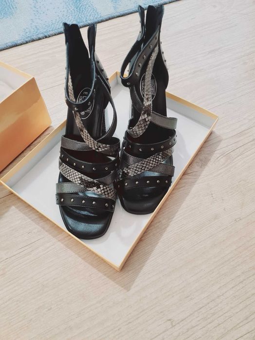 Дамски сандали еко кожа