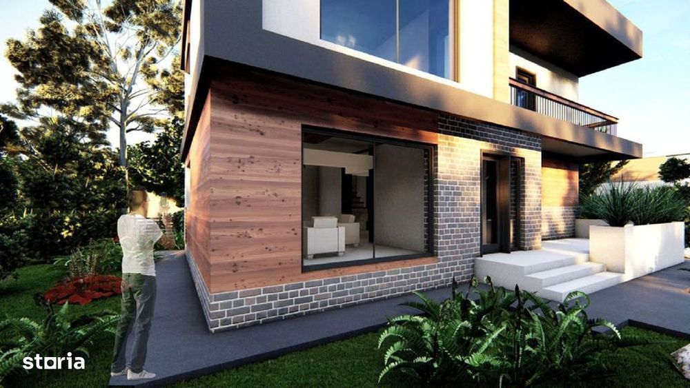 Proiect deosebit! 3 BAI! Vila 4 camere, 120 mp utili, Breazu