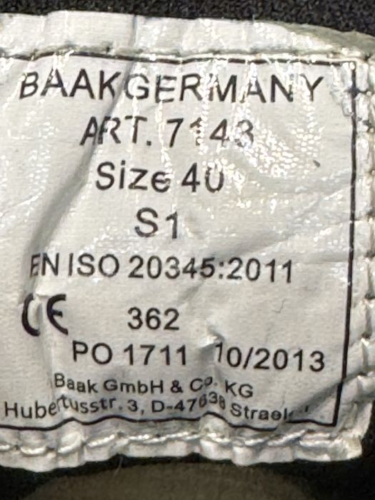 Работни обувки BAAK .Номер 40