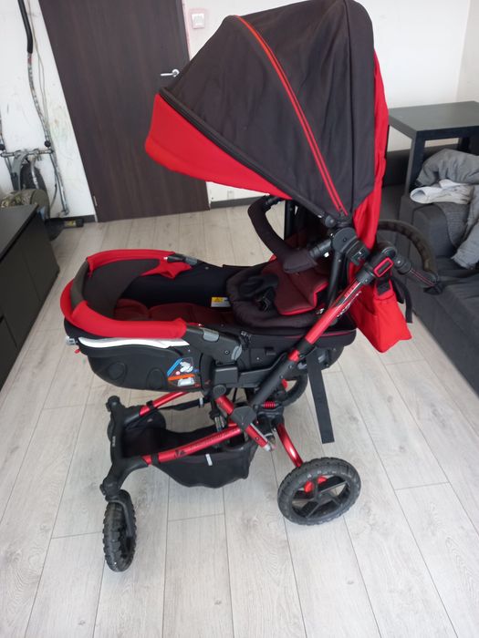 Детска , бебешка  количка  JANE CROSS WALK MATRIX LIGHT 2 RED S 53