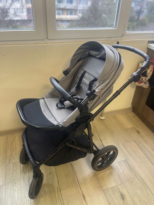 Комбинирана бебешка  количка 2 в 1 KikkaBoo - Thea, Grey + подарък