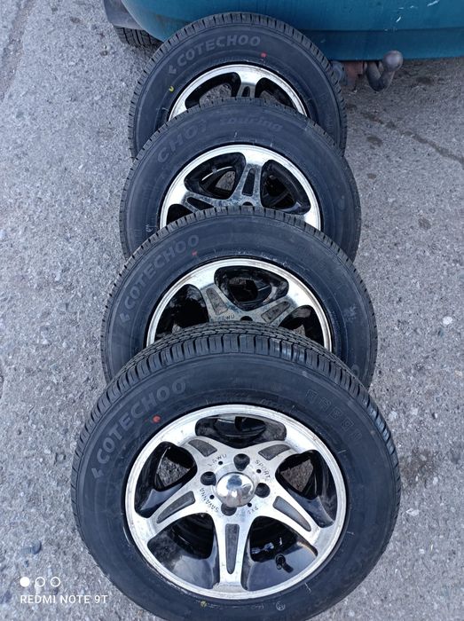 Продам летние автошины с дисками на R13