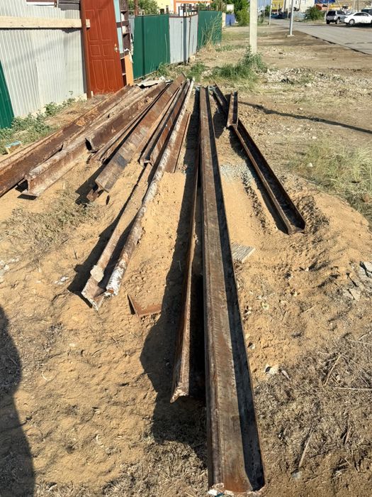 Продам б/у железнодорожные рельсы