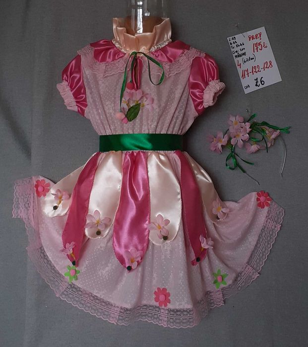 Rochita Zambila (floare roz) pentru copii 3-7 ani 175 RON