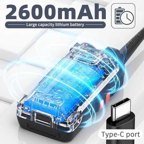 2 бр Уоки Токи 999 Канала 2600mAh Двоен Обхват Двулентова Радиостанция