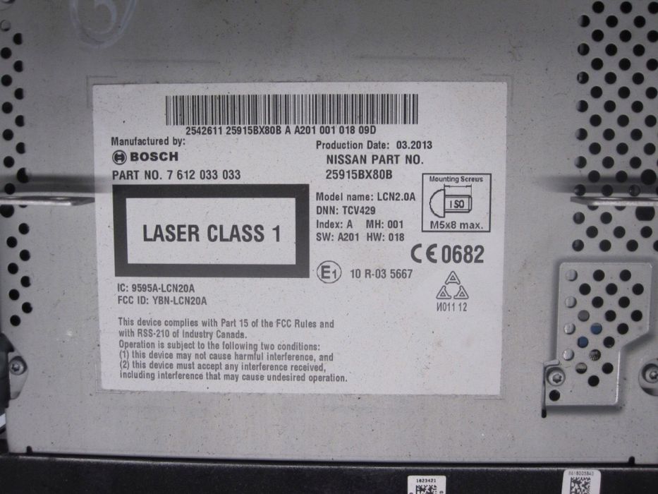 Оригинална навигация за Нисан Джук Nissan Juke 2010-2019 година