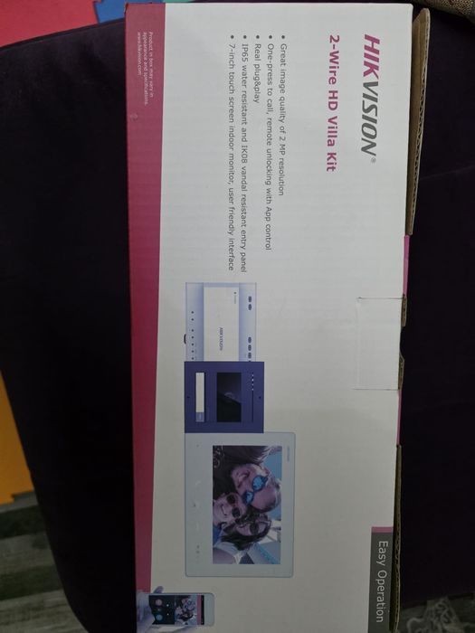Kit videointerfon IP hikvision