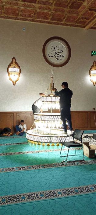 Buyurtma asosida lyustra va bralar,kocha yoritish ustunlari