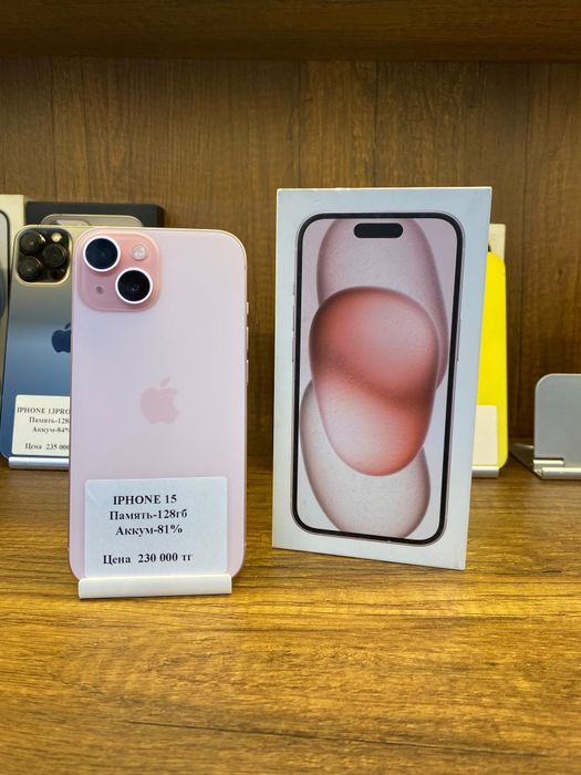 IPhone 15 81% 128gb с коробкой Рассрочка 0 0 12