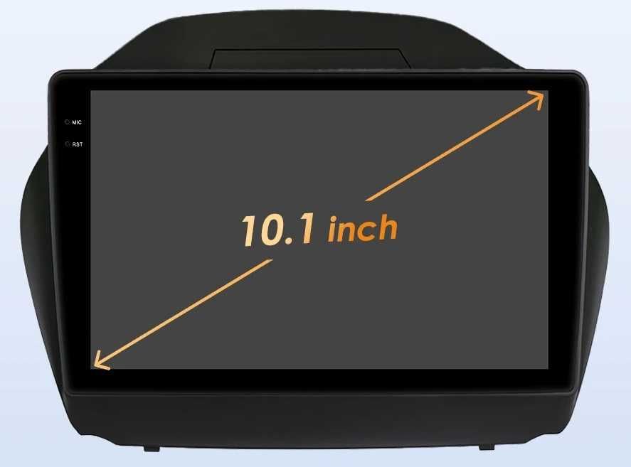 Мултимедия 10″ Android 14 за HYUNDAI TUCSON 2 IX35 CARPLAY навигация RDS DSP GPS