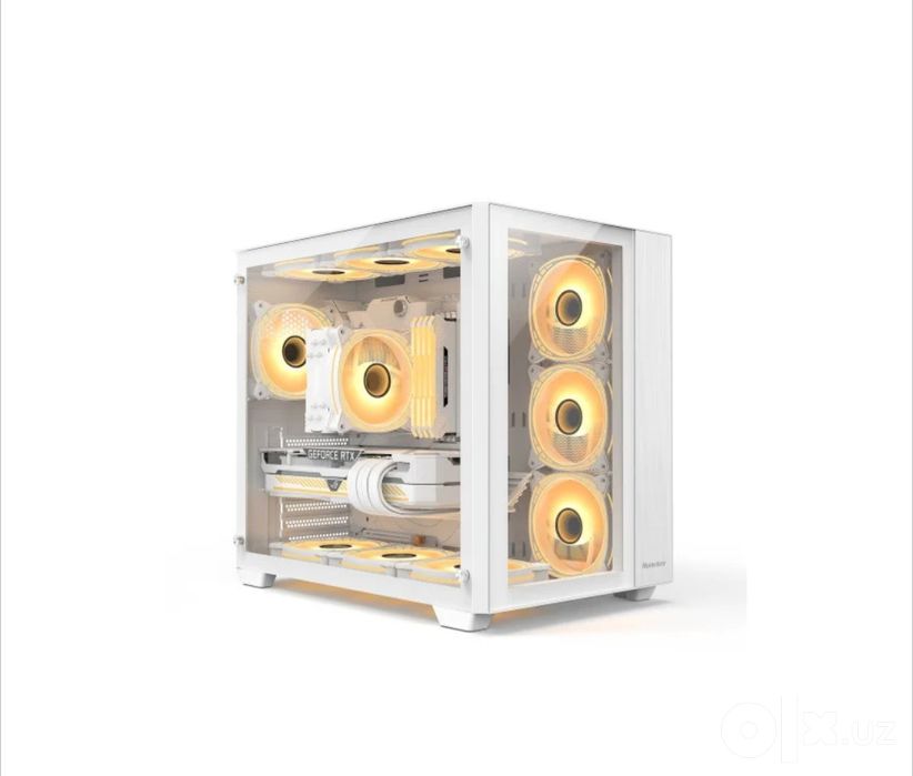 Корпус Keys S980 Tornado White 4 ARGB cooler