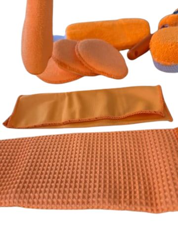 Kit Curățare Auto 9 Piese din Microfibră