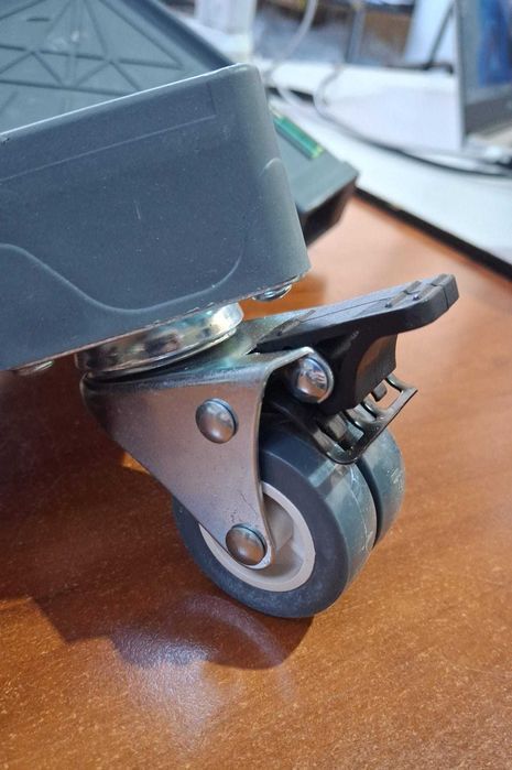 Suport mobil WBD WEIBIDA, 4 roti blocabile, 40-62 cm, gri