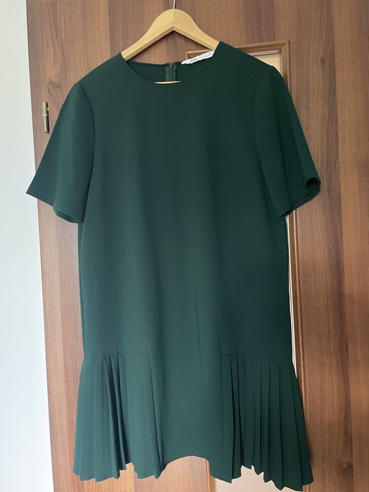 Rochita cu pliseuri, verde