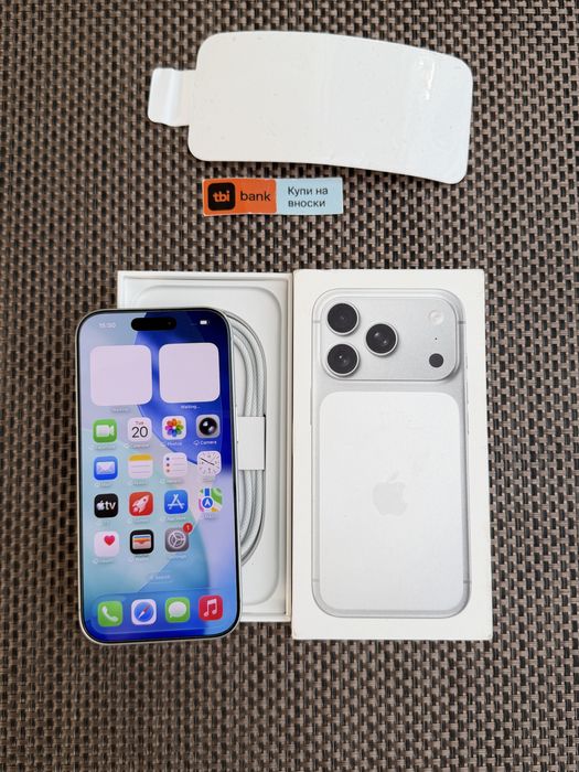 НОВ! *ЛИЗИНГ* iPhone 17 Pro 256Gb Silver / Гаранция