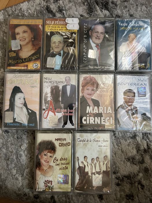 Casete Audio sigilate - muzica populara , petrecere