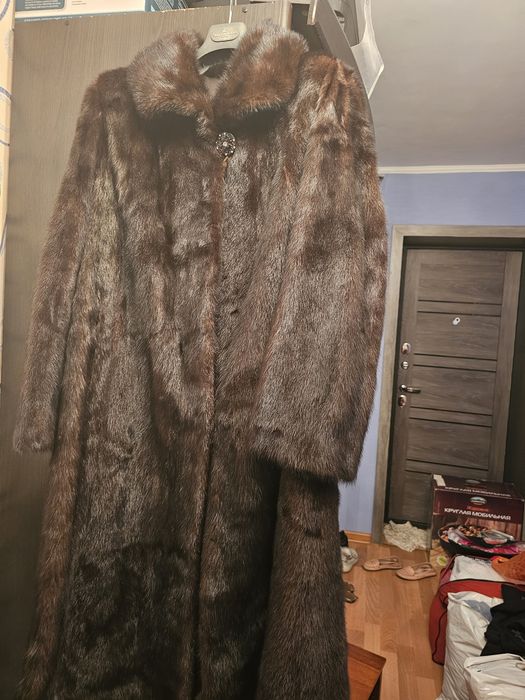 Шуба из норки новая