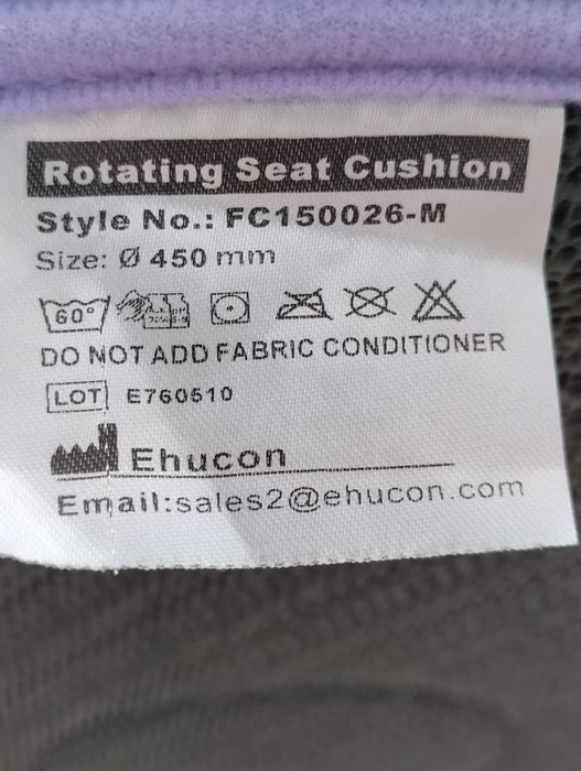Perna rotativa pentru scaun auto -Ehucon- pt maxim 120 Kg- noua!