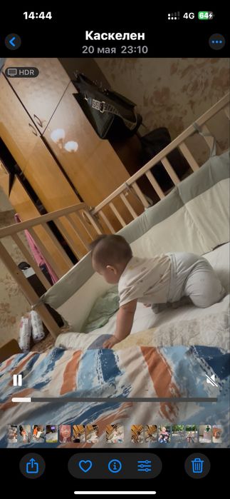 Детская кровать манеж