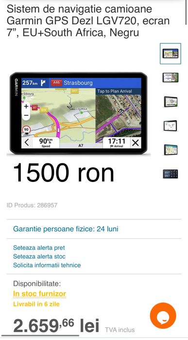 Navigatii auto doua modele si Sonar