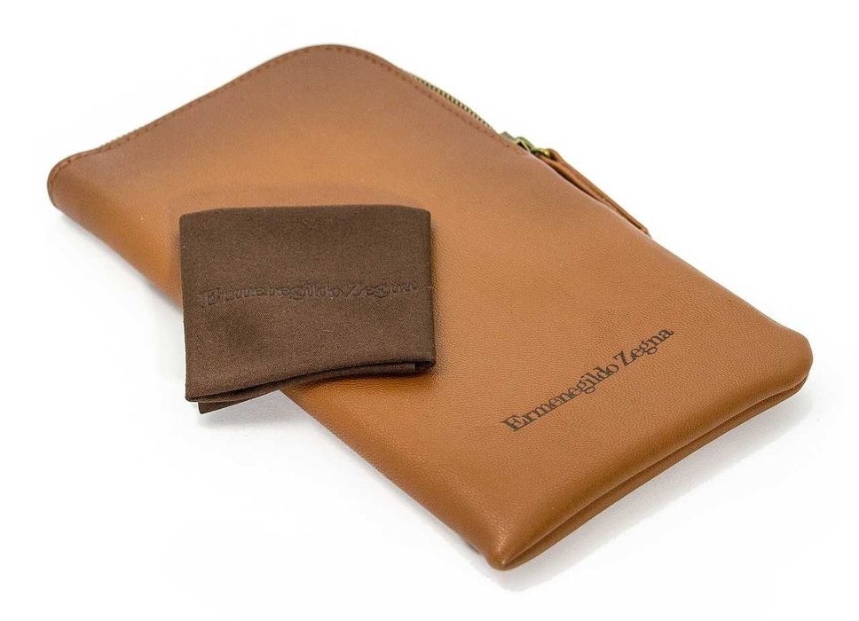 ERMENEGILDO ZEGNA – Мъжки рамки за очила ROUND "BLUE & BORDO" нови