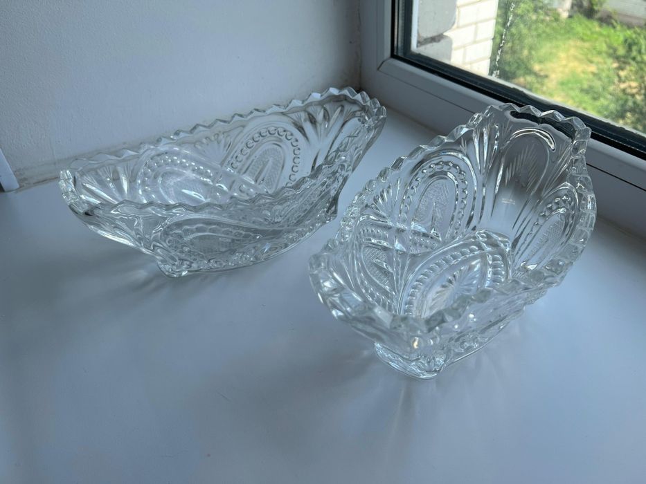 Хрустальные чешские вазы